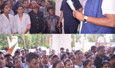 एनएचएम कर्मचारियों की जायज़ मांगों का हर स्तर पर होगा समर्थन : सांसद बृजमोहन अग्रवाल