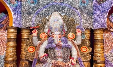 Attractive Ganesh Statue : 50, 100, 200 और 500 के नोट, कुल ₹1.51 करोड़ से सजाए गए ‘बप्पा’ !