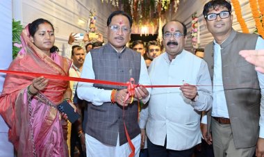 मुख्यमंत्री  विष्णु देव साय ने रायगढ़ जिले के ग्राम गढ़ उमरिया में नवगुरुकुल का किया शुभारंभ