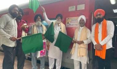 तख्त श्री पटना साहिब के लिए रवाना हुई श्री गुरु तेग बहादुर साहिब जी के साढ़े 3 सौ साल शहीदी पर्व को समर्पित 200 यात्रियों की तीर्थ यात्रा : छत्तीसगढ़ सिक्ख समाज का आयोजन