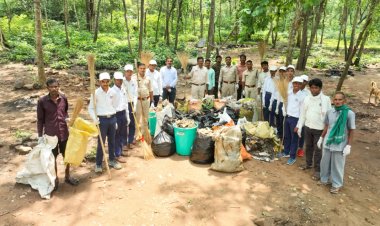 अंतर्राष्ट्रीय साक्षरता दिवस पर तुरतुरिया पर्यटन स्थल हुआ प्लास्टिक मुक्त धाम