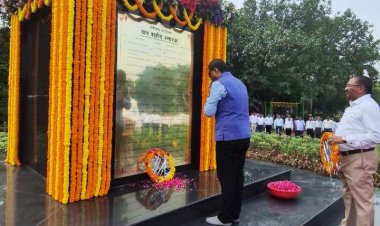 वनमंत्री श्री कश्यप ने राष्ट्रीय वन शहीद दिवस के अवसर पर वन शहीदों को दी श्रद्धांजलि