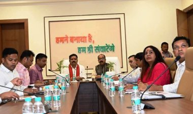 उप मुख्यमंत्रीद्वय  अरुण साव और  विजय शर्मा ने बस्तर ओलंपिक की तैयारियों की समीक्षा की