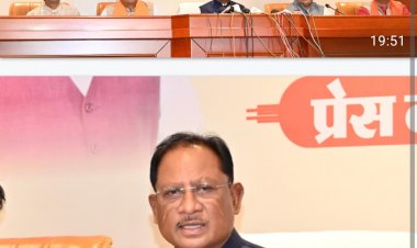 कांग्रेस के समय 17 प्रकार के टैक्स और 13 प्रकार के सेस लागू थे : GST मामले में CM विष्णु देव साय की पत्रकार वार्ता