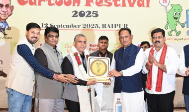 मनोरंजन के साथ ही कार्टून समाज को जागरूक करने वाली कला भी - मुख्यमंत्री श्री साय