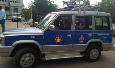 डायल-112 के पुलिसकर्मी से मारपीट, बदमाशों ने वर्दी फाड़कर गाड़ी जलाने की दी धमकी