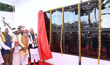 मुख्यमंत्री विष्णुदेव साय ने नरहरपुर में किया 75.31 करोड़ रुपए के 11 निर्माण कार्यों का भूमिपूजन….