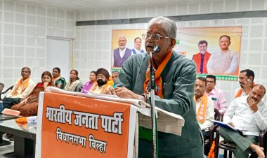सेवा पखवाड़ा अभियान के तहत आयोजित कार्यशाला में शामिल हुए पूर्व विधानसभा अध्यक्ष धरमलाल कौशिक