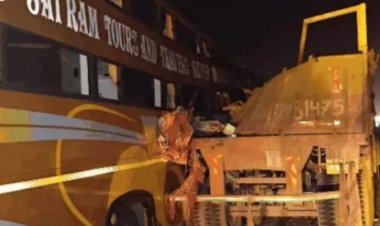 Big Accident : श्रद्धालुओं से भरी बस और ट्रेलर में जोरदार भिड़ंत, 4 की मौत