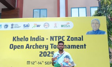 छत्तीसगढ़ के राज सोरठे ने रिकर्व इवेंट में ब्रोंज मेडल जीतने में कामयाब हुए