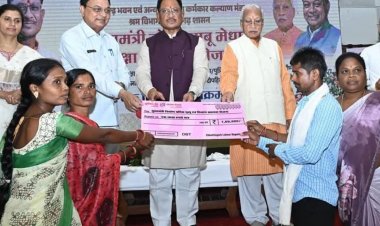 छत्तीसगढ़ भवन एवं अन्य सन्निर्माण कर्मकार कल्याण मंडल अंतर्गत अब तक 8.39 लाख निर्माण श्रमिक लाभान्वित