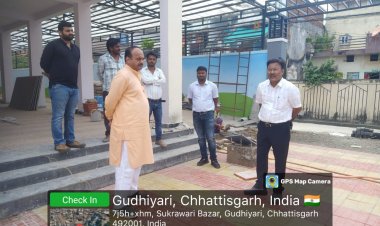 सभापति सूर्यकांत राठौड़ ने शशिबाला कन्या शाला में नगर निगम जोन 2 द्वारा कराये गये निर्माण कार्यों का प्रत्यक्ष निरीक्षण किया 