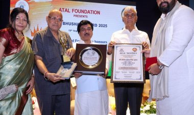 अखिल भारतीय घरवापसी प्रमुख  प्रबल प्रताप सिंह जूदेव को "अटल भूषण पुरस्कार" से सम्मानित किया गया