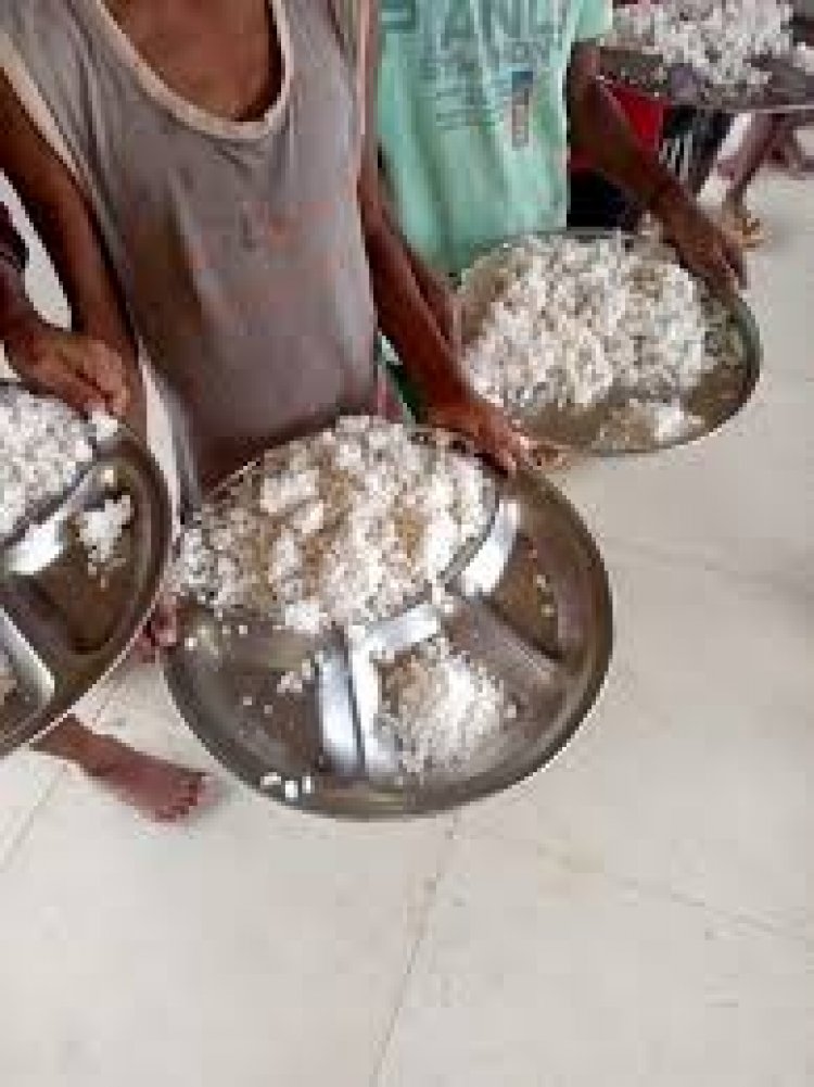 छात्रों को भोजन में केवल नमक परोसे जाने की शिकायत पर जिला प्रशासन ने कड़ा संज्ञान लिया है।