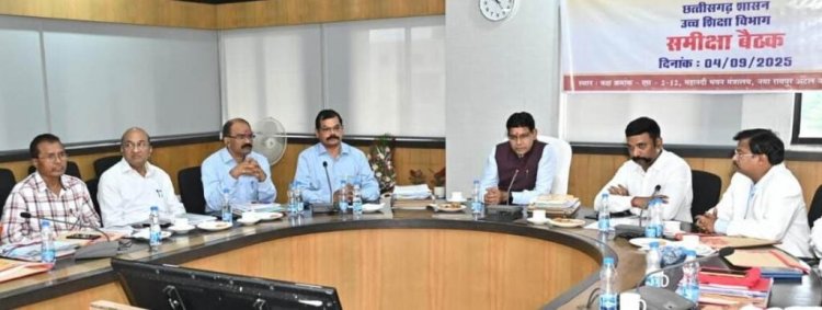 विद्यार्थियों को उच्च गुणवत्तायुक्त शिक्षा प्रदान करें : उच्च शिक्षा मंत्री टंकराम वर्मा…