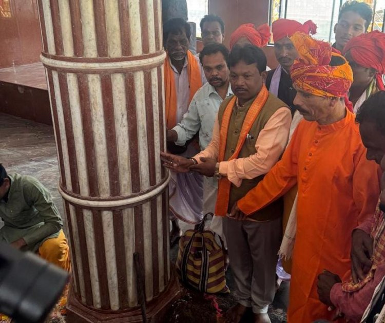 डेरा गड़ाई रस्म संपन्न, मां दन्तेश्वरी के रथ निर्माण की शुरुआत