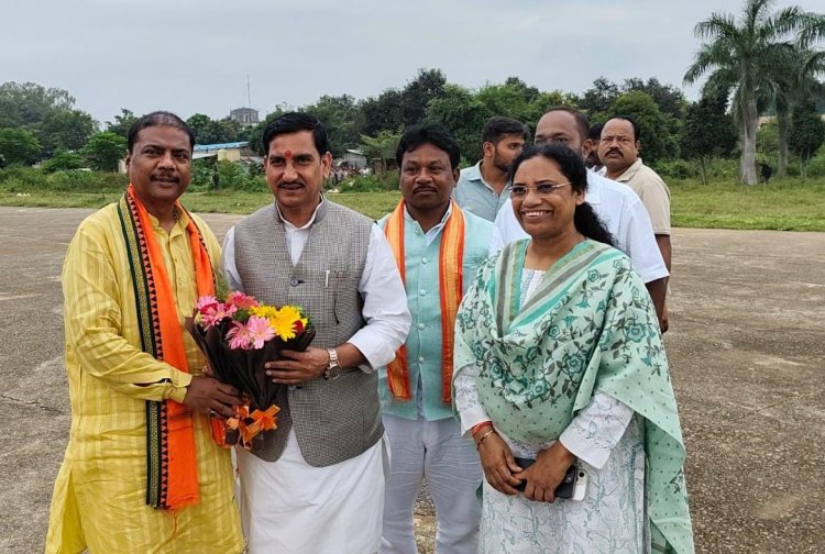 केंद्रीय राज्य मंत्री  तोखन साहू के कोंडागांव आगमन पर हुआ आत्मीय स्वागत