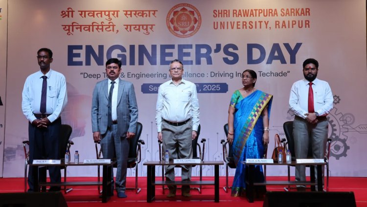 श्री रावतपुरा सरकार यूनिवर्सिटी में इंजीनियर दिवस मनाया गया...