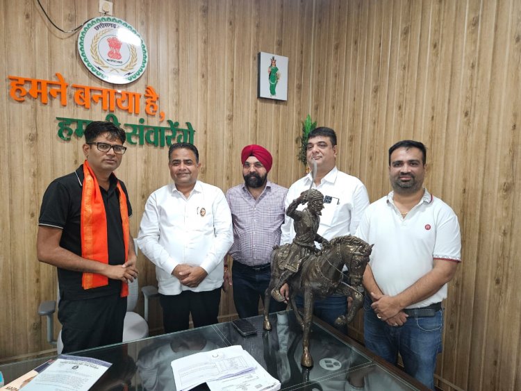 चेंबर अध्यक्ष सतीश थौरानी के नेतृत्व में चेंबर प्रतिनिधिमंडल ने वित्त मंत्री  ओपी  चौधरी से की सौजन्य भेंट मुलाकात,