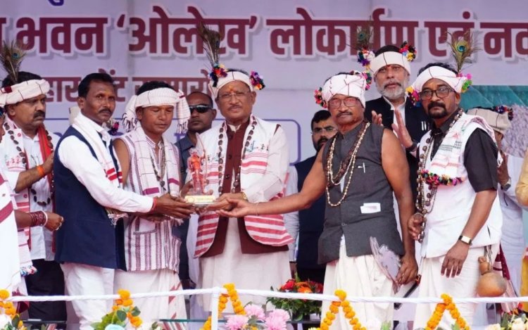 जनजातीय विकास के लिए कटिबद्ध है सरकार – CM विष्णुदेव साय ने नुआखाई मिलन समारोह में की बड़ी घोषणाएं