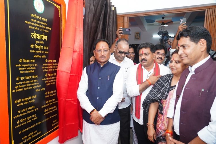 छत्तीसगढ़ को महिला केन्द्रित विकास का मॉडल बनाने वाली योजना महतारी सदन : सीएम विष्णु देव साय…