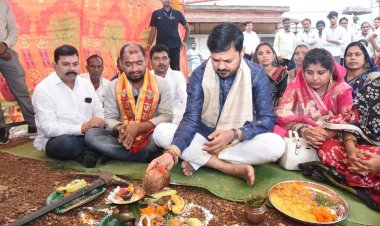 सिलयारी में गांधी प्रतिमा और लाखों की  आंगनबाड़ी का लोकार्पण किये विधायक अनुज