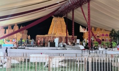 दोपहर 3 बजे से करेंगे गुढिय़ारी के अवधपुरी मैदान में श्रीमंत हनुमंत कथा श्रीमंत हनुमंत कथा की तैयारी पूरी