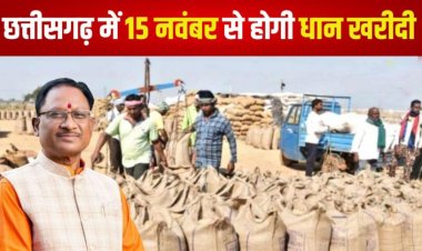 छत्तीसगढ़ में 15 नवंबर से होगी धान खरीदी, 60 लाख मीट्रिक का लक्ष्य, प्रति क्विंटल 31 सौ का होगा भुगतान