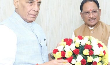 छत्तीसगढ़ की नदियों के नाम पर होगा नौसेना के नए पोतों का नामकरण, सीएम साय से मुलाकात के दौरान रक्षामंत्री ने जताई सहमति