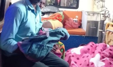 एम्बुलेंस बनी जन्मस्थली : 108 संजीवनी एक्सप्रेस में गूंजी किलकारी, मां-बेटी दोनों स्वस्थ