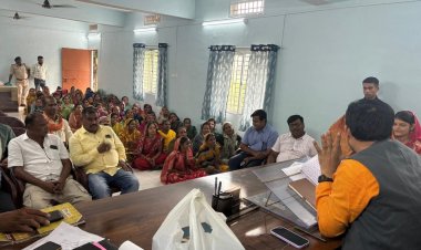 धरसींवा व खरोरा विधायक कार्यालय में लगा अनुज का जनदर्शन