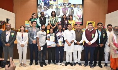 एक पृथ्वी, एक स्वास्थ्य’ का संदेश - योग से विश्व कल्याण की ओर भारत - राजस्व मंत्री  टंक राम वर्मा