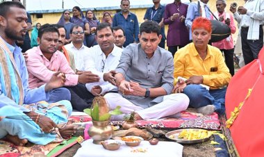 ग्रामीणों का जीवन स्तर ऊंचा होने से ही बनेगा विकसित छत्तीसगढ़-मंत्री  टंक राम वर्मा