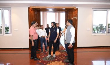 Raipur News : मंत्री गुरु खुशवंत साहेब ने नए विधानसभा भवन एवं राज्योत्सव स्थल का किया निरीक्षण, तैयारियों का लिया जायजा