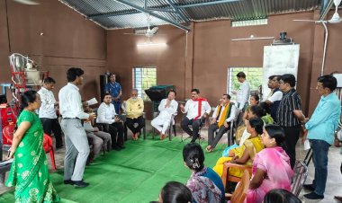 उपमुख्यमंत्री  विजय शर्मा ने तुरेनार के ग्रोथ सेंटर का किया निरीक्षण