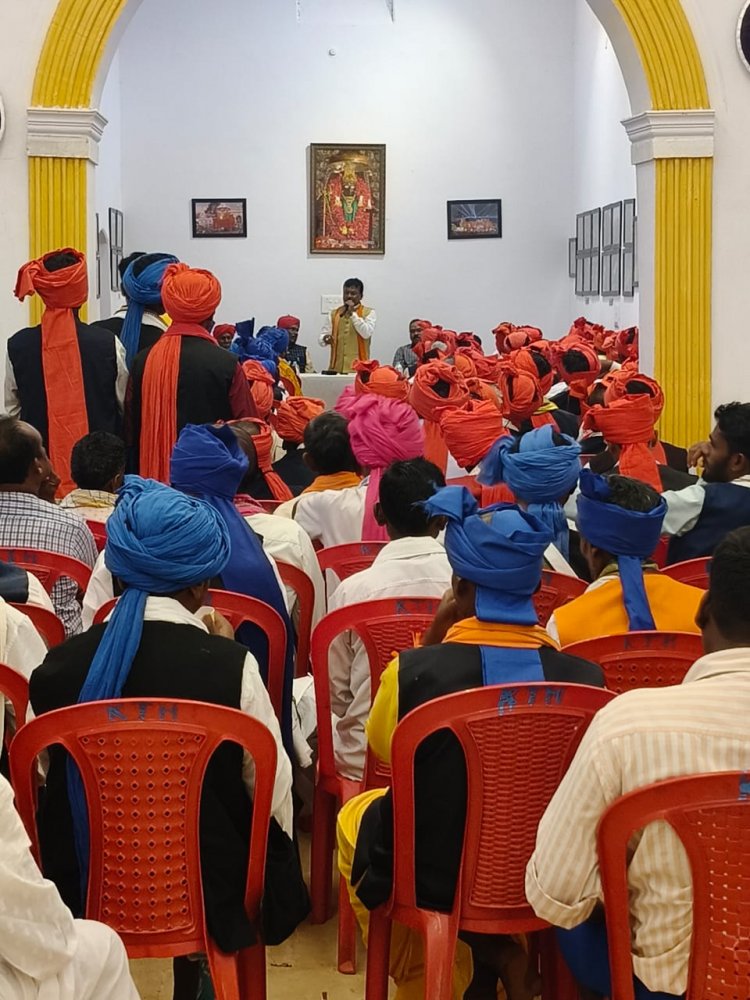 मांझी चालकी की बस्तर सांसद महेश कश्यप ने ली बैठक 