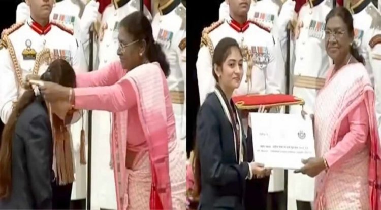 छत्तीसगढ़ की बेटी, देश का गौरव : लखनी साहू को राष्ट्रपति के हाथो मिला “MY Bharat NSS राष्ट्रीय पुरस्कार”