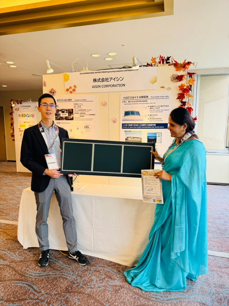 महापौर  मीनल चौबे  जापान में कर रही हैँ रायपुर नगर पालिक निगम का प्रतिनिधित्व=: