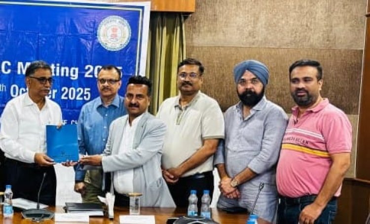 जीएसटी विभाग की तीसरी ग्रीवेंस रिड्रेसल कमेटी (जीआरसी) मीटिंग में चेम्बर प्रतिनिधिमंडल हुआ शामिल,