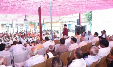 सेरीखेड़ी में साहू समाज के शपथ ग्रहण समारोह में शामिल हुए विधायक अनुज शर्मा