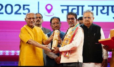 CG : उप राष्ट्रपति सीपी राधाकृष्णन ने छत्तीसगढ़ के 34 अलंकरण से 37 विभूतियों एवं 4 संस्थाओं को किया सम्मानित