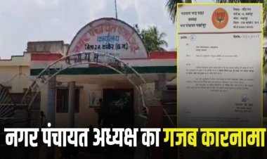 नगर पंचायत अध्यक्ष का गजब कारनामा; अपनी अनुपस्थिति में पत्नी को थमा दी कुर्सी और पॉवर, वायरल लेटर से मचा बवाल