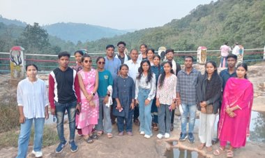 पी.जी कॉलेज कांकेर के छात्र-छात्राओं के द्वारा सरगुजा जिले का किया गया भौगोलिक भ्रमण।