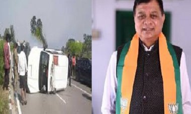 मंत्री लखनलाल देवांगन की काफिले की कार दुर्घटनाग्रस्त, ASI समेत 3 घायल, जानें कैसे हुआ हादसा