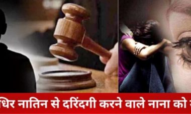 Crime : खून का रिश्ता हुआ शर्मसार! मूक-बधिर नातिन से दुष्कर्म करने वाले नाना को उम्रकैद