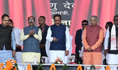 मुख्यमंत्री  विष्णुदेव साय ने 329 करोड़ रूपए से अधिक के विकास कार्यों का किया लोकार्पण-भूमिपूजन