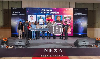 50 परिवार, एक उत्सव: नेक्सा रायपुर ने भव्य सामूहिक वितरण समारोह में 50 इग्निस कारों की डिलीवरी की