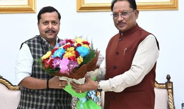 CG : मुख्यमंत्री विष्णु देव साय से बिहार के मंत्री नितिन नवीन ने की मुलाकात