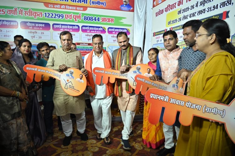 छत्तीसगढ़ राज्योत्सव का भव्य शुभारंभ, हितग्राहियों को मिला लाभ—सांस्कृतिक संध्या ने बांधा समां