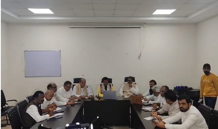 कांग्रेस की एसआईआर निगरानी समिति की बैठक संपन्न